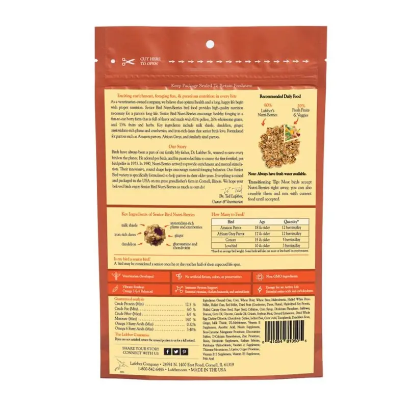 Nutri-Berries - Senior Papageien
