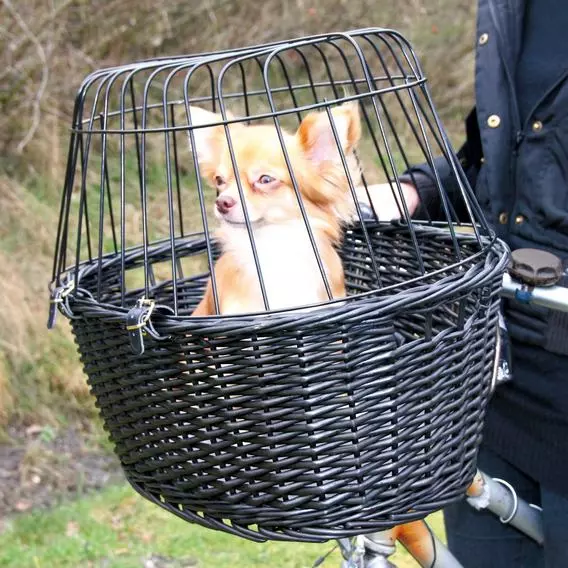 Panier à bicyclette avec grille