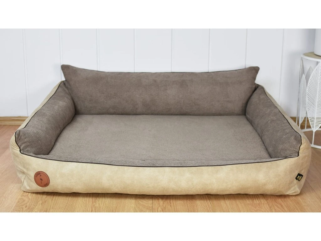 ROCKY orthopaedic dog bed - sand