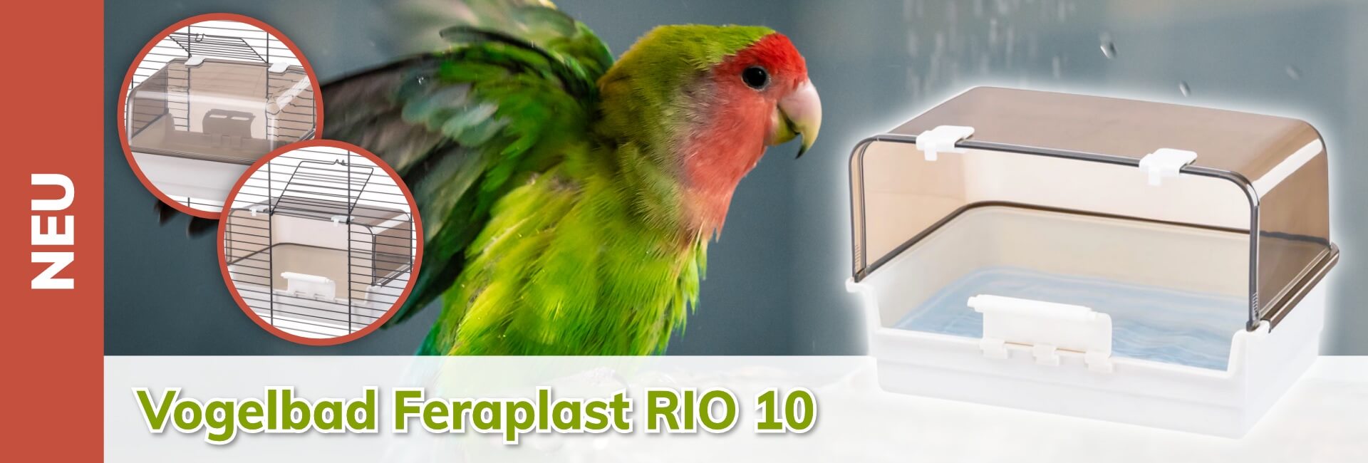 Vogelbad Feraplast RIO 10