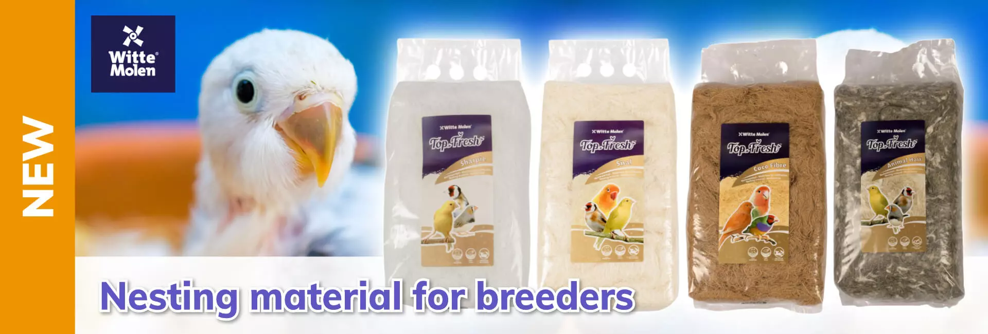 Witte Molen Nesting material for breeders
