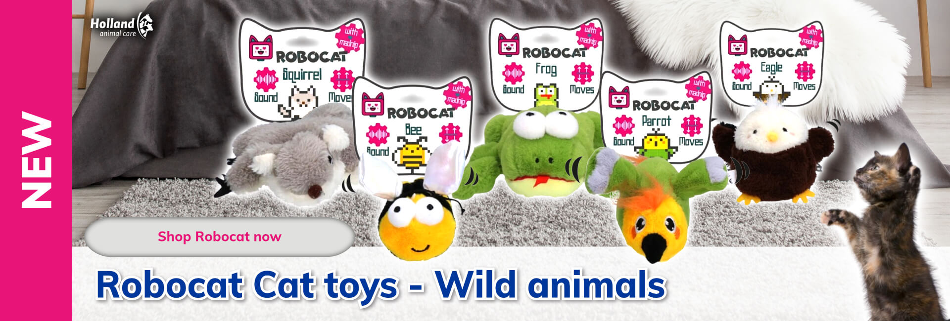Robocat Cat toys - Wild animals