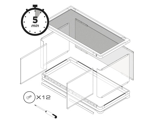 Vista Panorama 120 terrarium