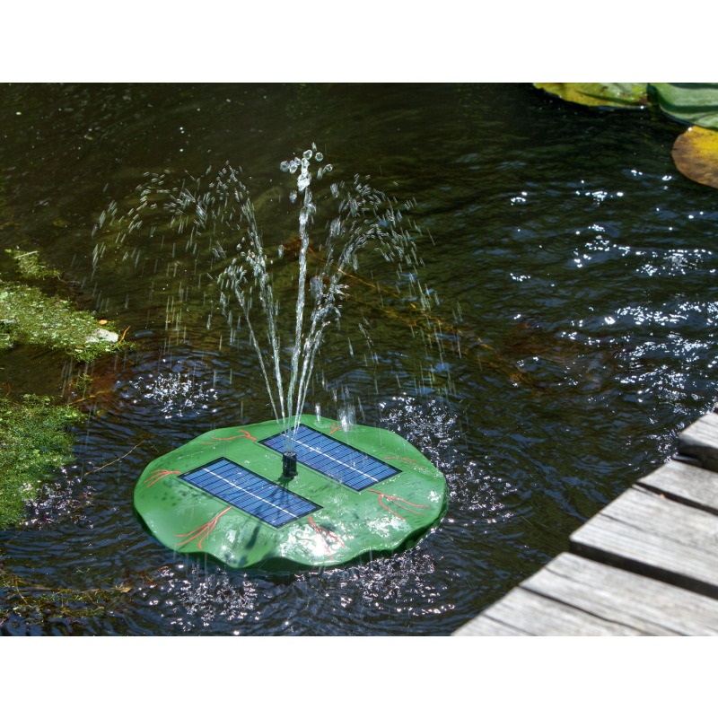 Schwimmende Solar Teichpumpe Wasserlily