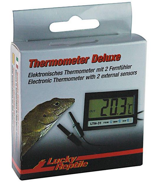 Lucky Reptile Thermomètre Deluxe - avec 2 sondes extérieures