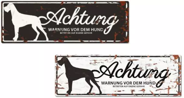 Europet Warning sign "Danish Dog"