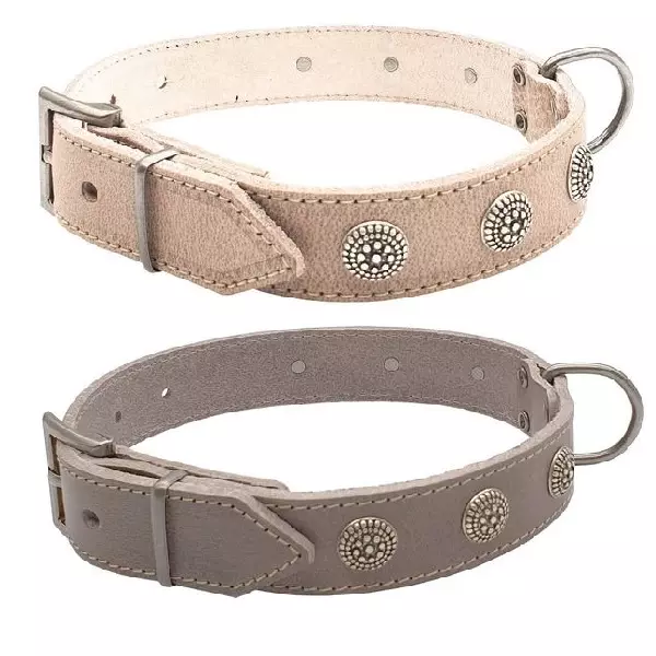 Weichleder Halsband VINTAGE