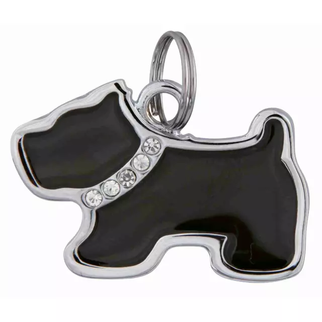 Schmuckadressanhänger Hund, 3,5 x 2,5 cm