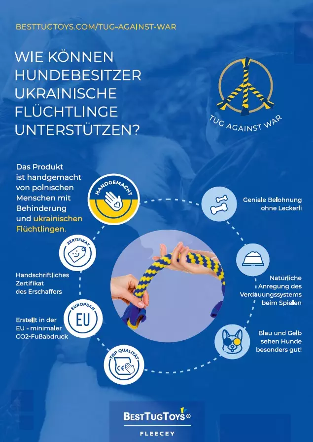 Fleecy Zerrspielzeug