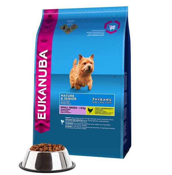 EUKANUBA Mature & Senior Dry Dog Food For Small Breed