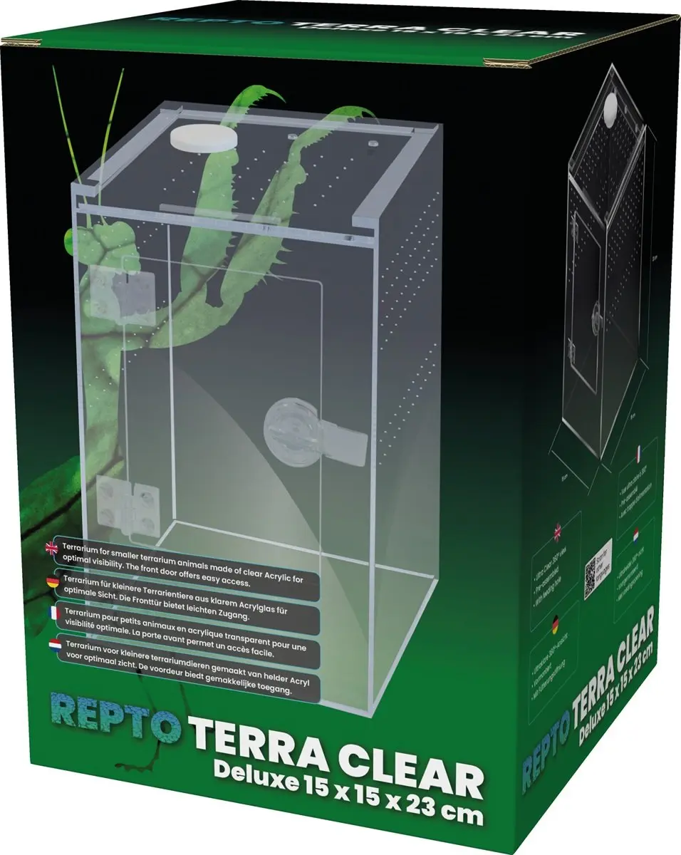 REPTO Terra Clear deluxe 15x15x23cm