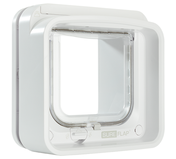 Sure Flap Microchip Connect cat flap white