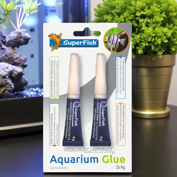 Superfish Aquarienkleber 2 Stück Blister