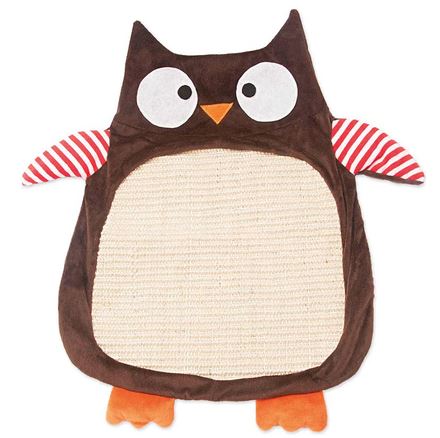 Sisal scratching board cuddly Owl