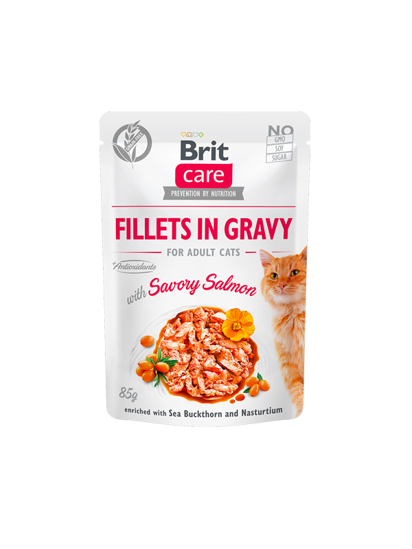 Brit Care - Filets in Gravy - Lachs
