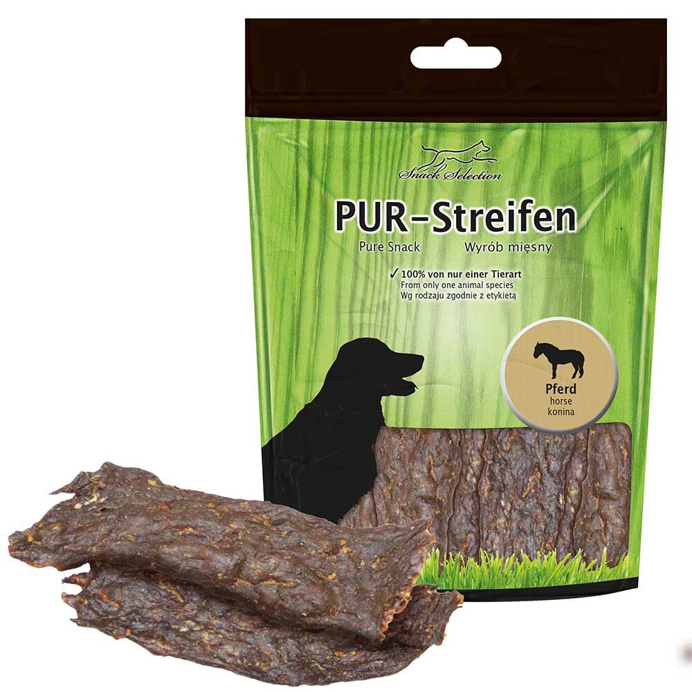 Pure Meat Stripes Horse 100g
