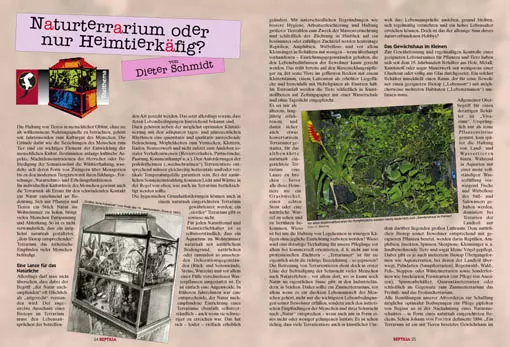 Reptilia 84 - Naturnahe Terrarien