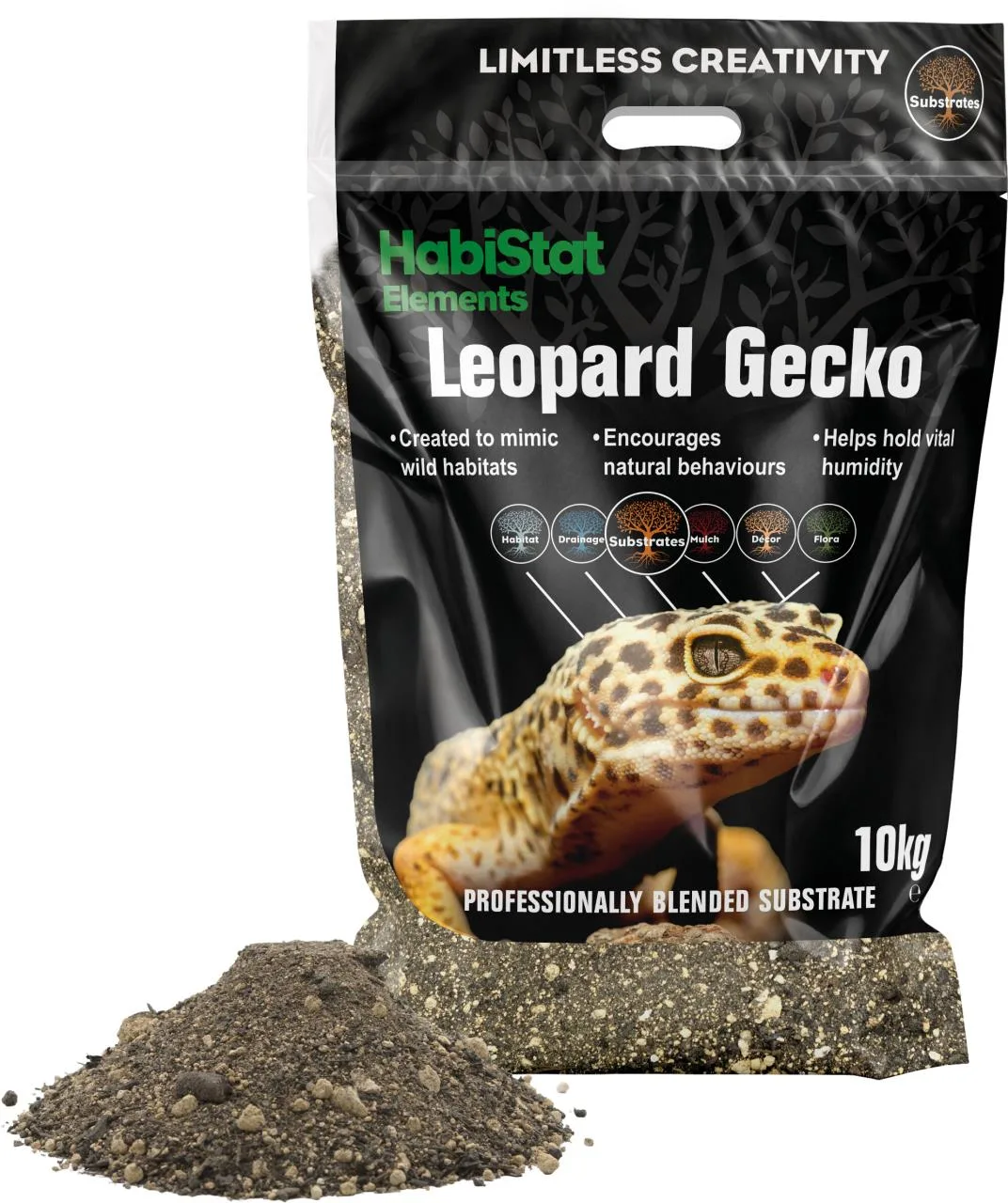 Leopardengecko Substrat