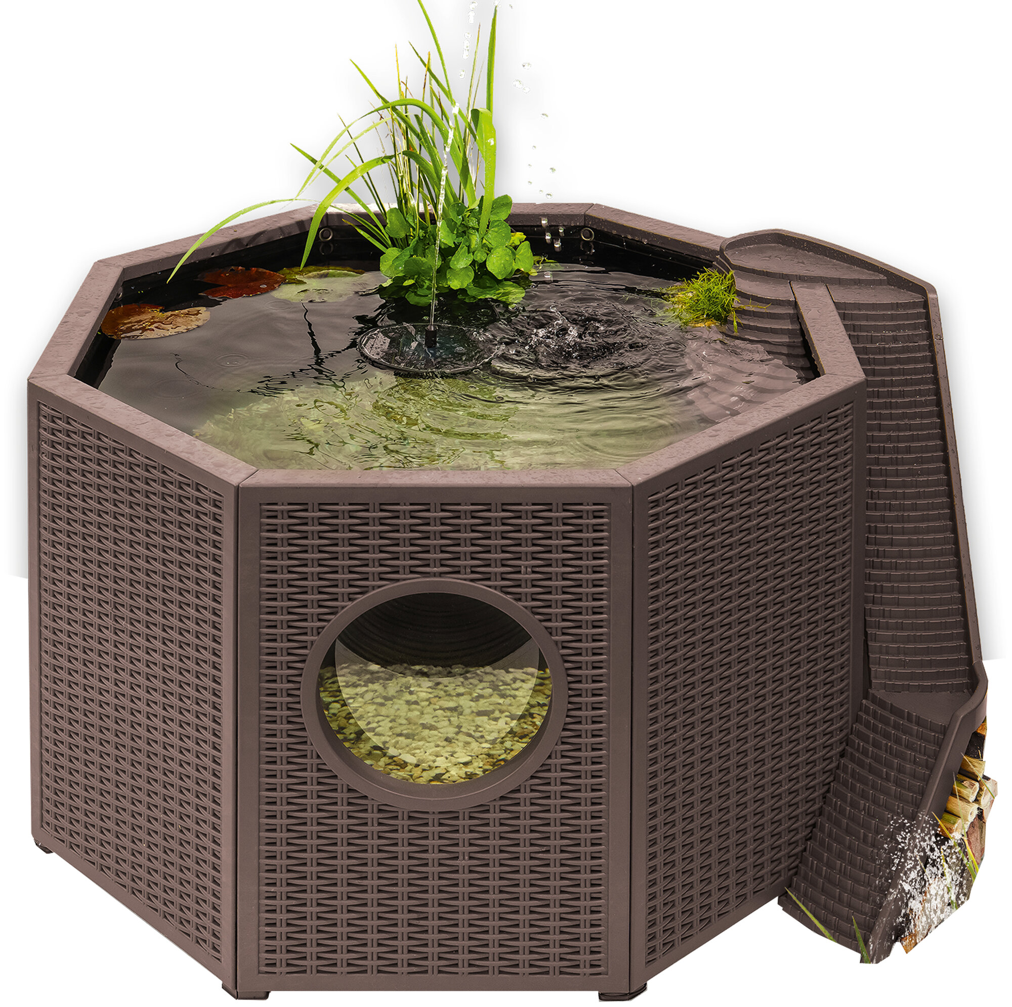 Raised Nature Pond M Octagon