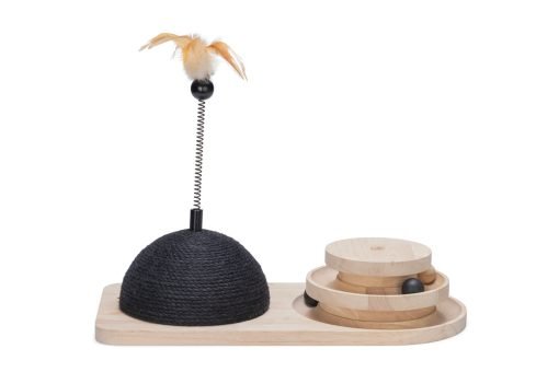Tour de jeu et griffoir en bois - Maia Tour de jeu et griffoir en bois - Maia