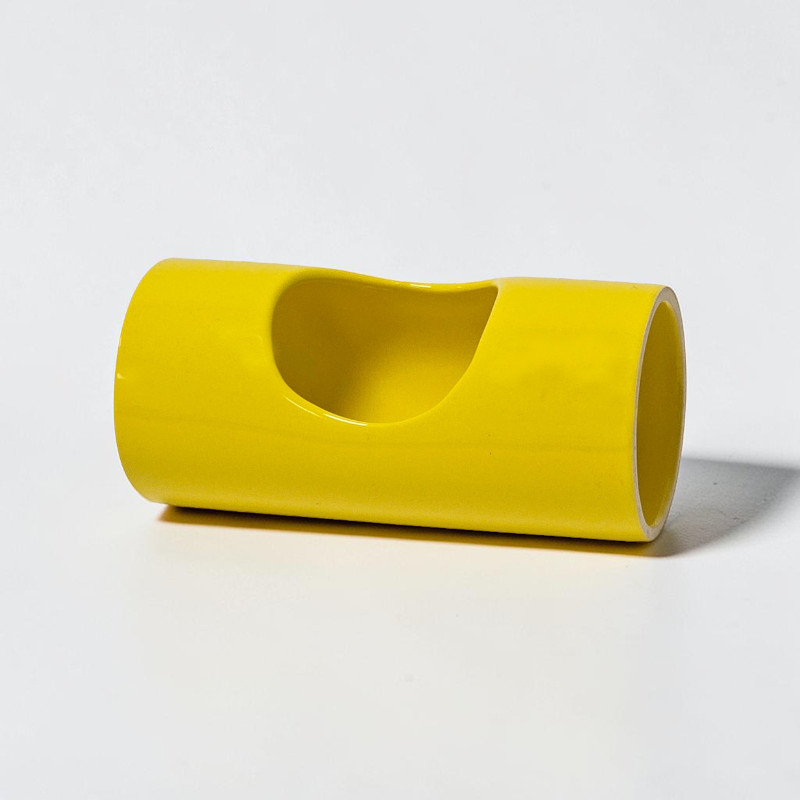 Nobby Nager Keramik Tunnel Ceramic Tube gelb