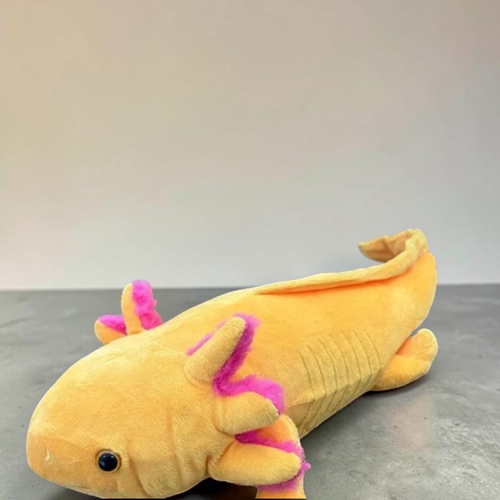 Axolotl gelb Plüschtier