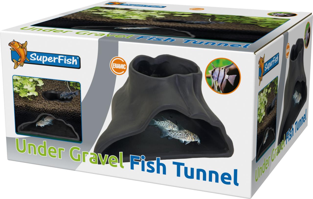 Undergravel fish tunnel