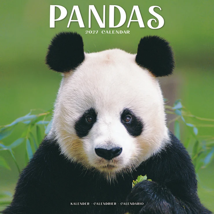 Kalender 2027 - Pandas