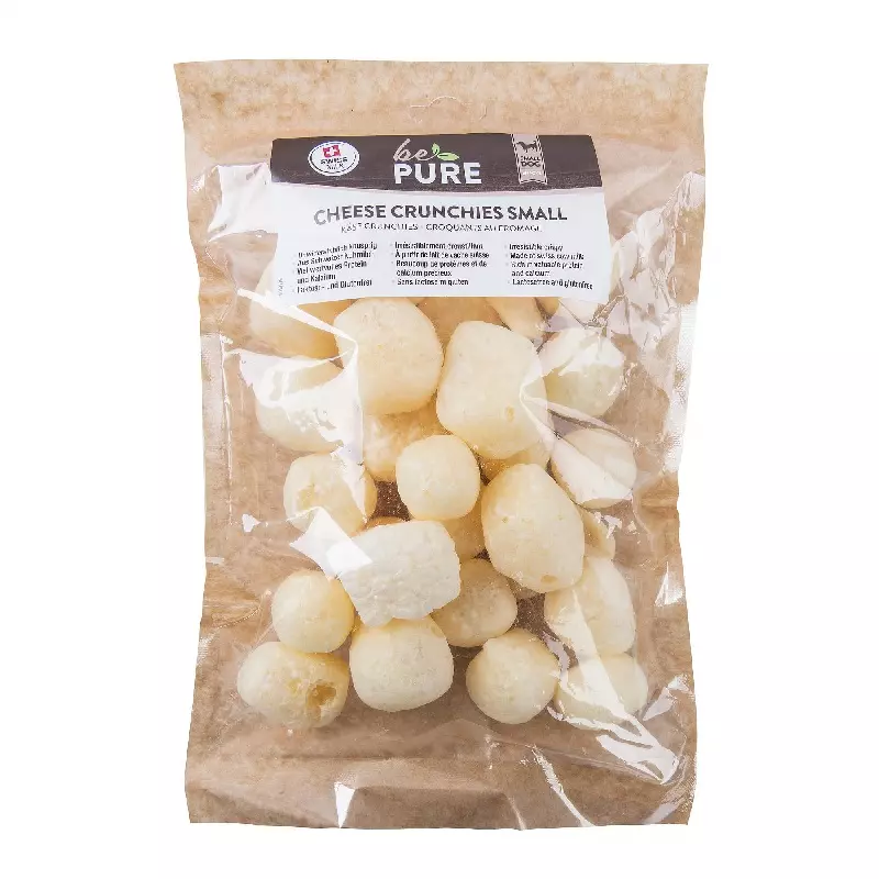 bePure Chrunchies Käse Snack