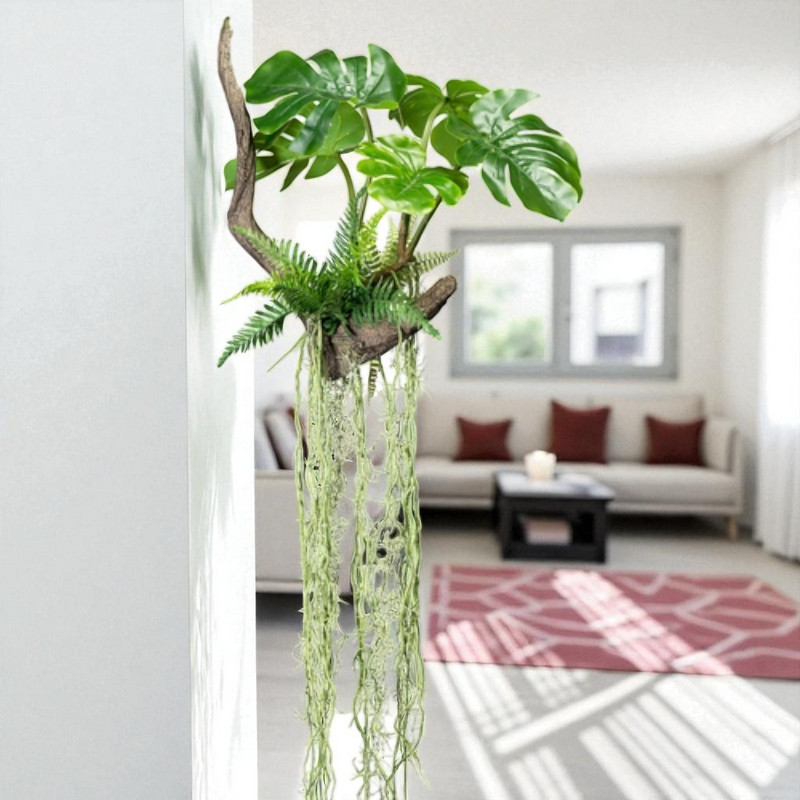 Artificial plant split philodendron