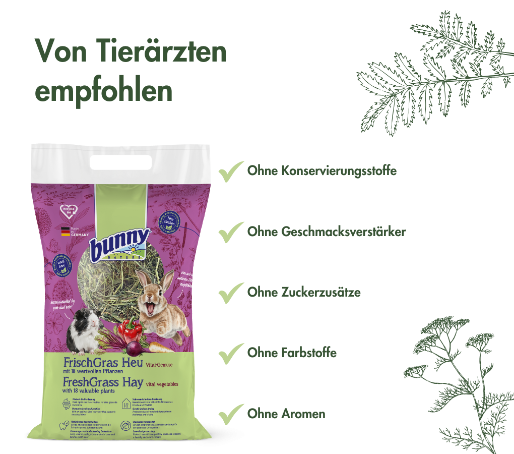 Bunny FrischGras Heu - VitalGemüse