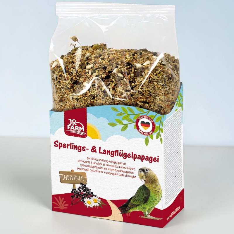 JR Birds Premium Passeriforme/Parrocchetto dalle ali lunghe 1kg