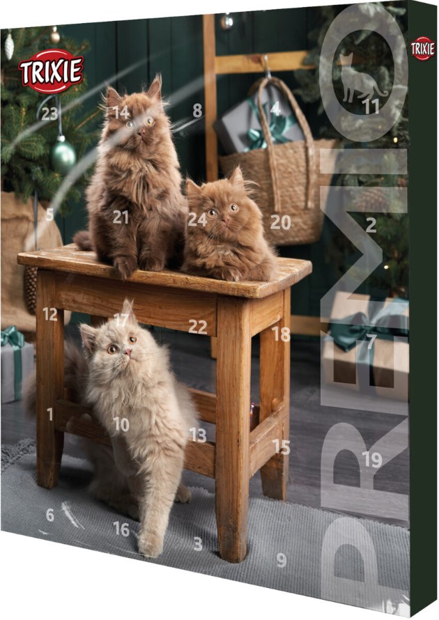 Weihnachtsmarkt - Xmas - Adventskalender PREMIO für Katzen