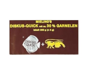 Mieling's Diskus-Quick mit ca. 30% Garnelen Flat Pack