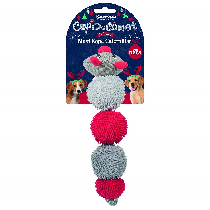 Christmas rope caterpillar for dogs