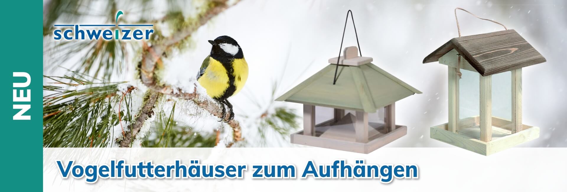 Schweizer Vogelfutterhäuser zum Aufhängen