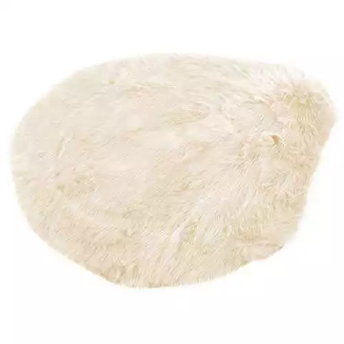 Kunstfell für Natur-Kratzbaum weiss