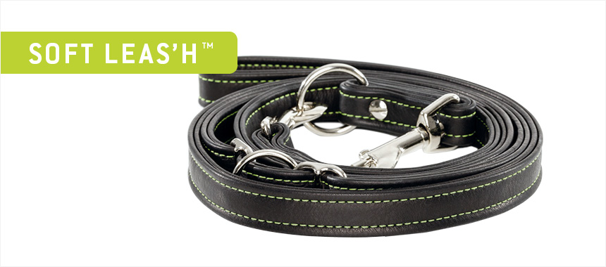Leather leash by Maelson