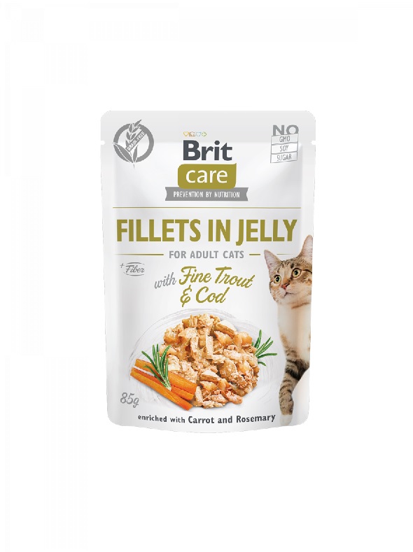 Brit Care - Filets in Jelly - Forelle & Kabeljau