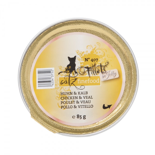 catz finefood fillets in Jelly N ° 407 - Chicken & Veal 85g