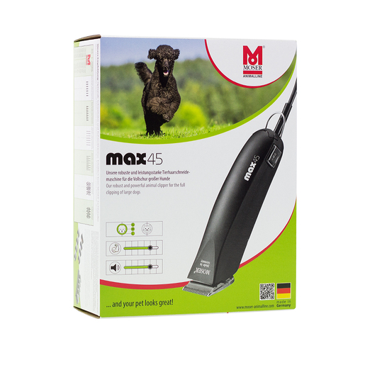 MAX45 with stainless steel attachment comb set