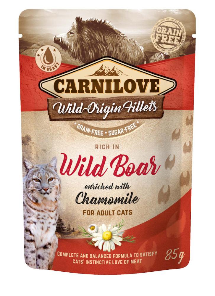 Carnilove Wild-Origin Cat sachet sanglier & camomille