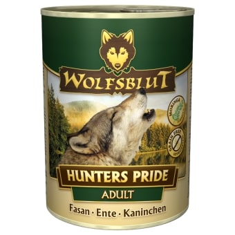 Wolfsblut Hunters Pride nourriture humide à 395g - Paquet de 6