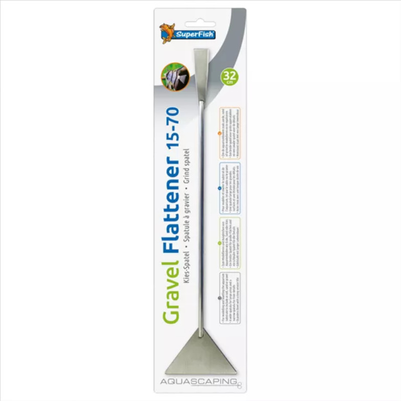 SuperFish stainless steel gravel spatula 32cm