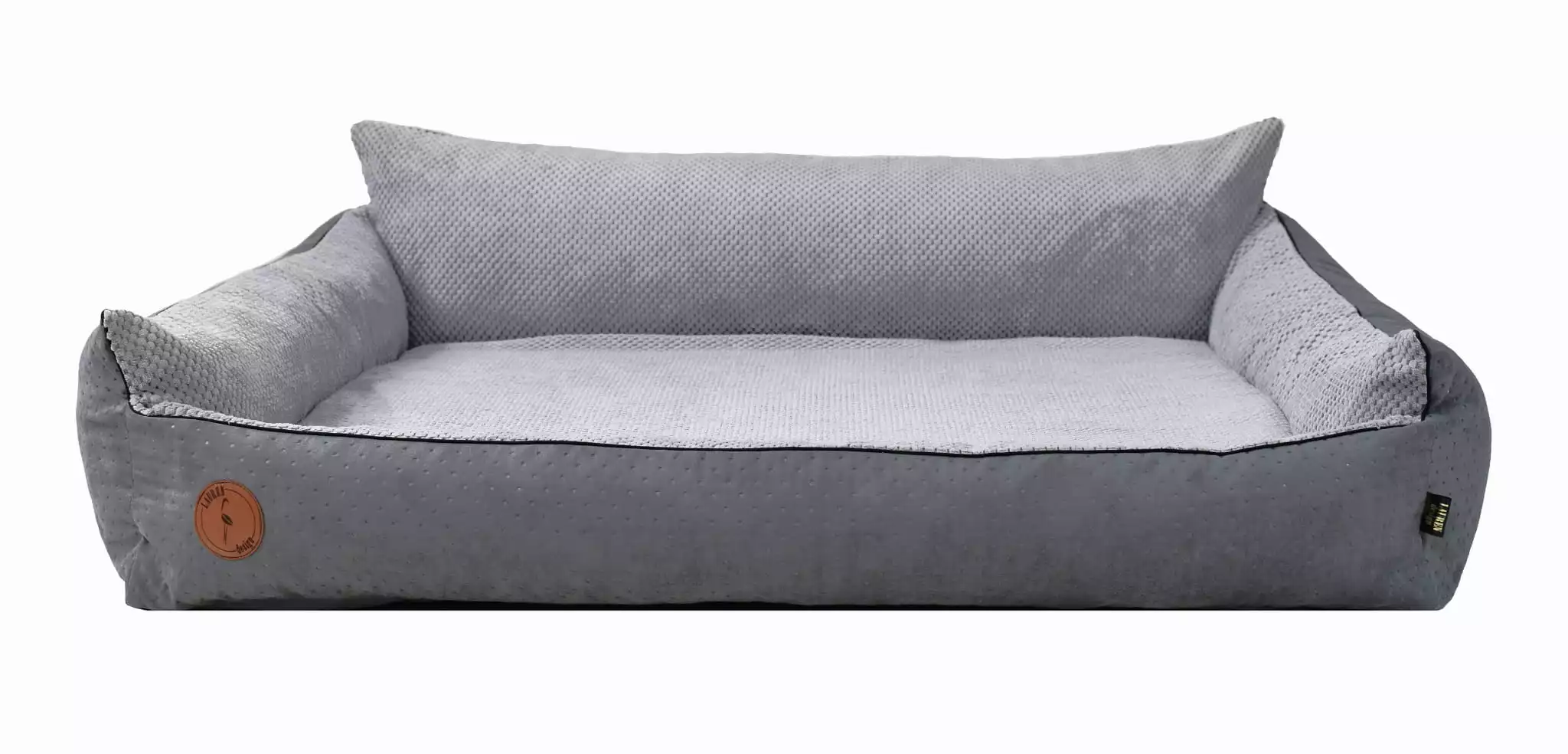 ROCKY Lit orthopédique pour chien - gris ROCKY Lit orthopédique pour chien - gris