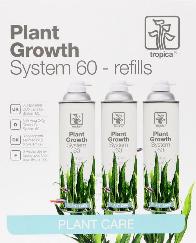 Tropica CO2 Plant Growth System 60 - refills