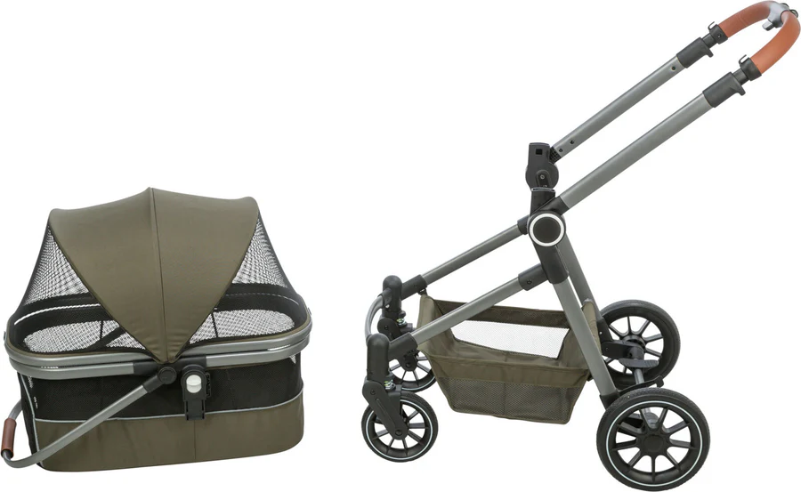 Buggy für Hunde - olivgrün - bis 22kg