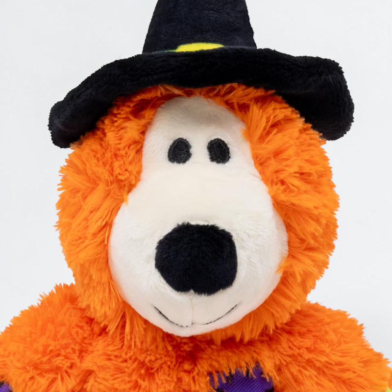 KONG Halloween Wild Knots Witch Bear Orange S/M