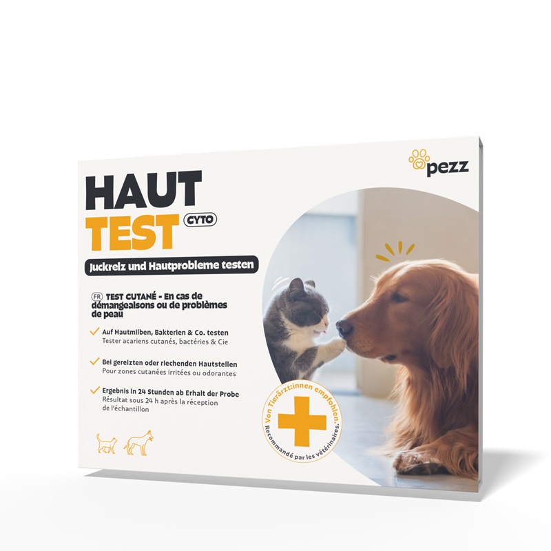 Haut und Juckreiztest für Hunde und Katzen
