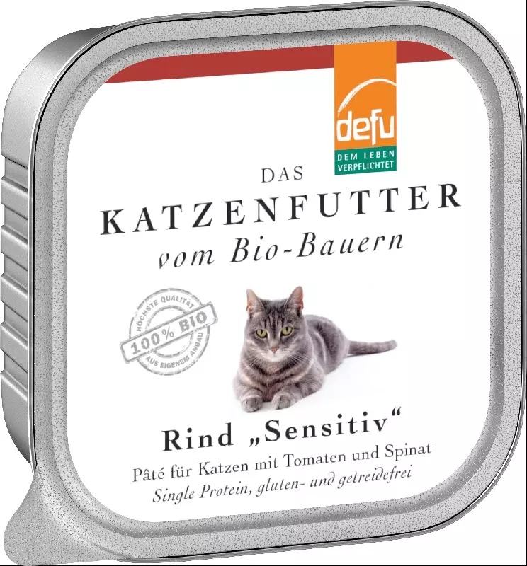 defu Nassfutter Katze Rind